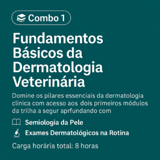 Fundamentos Básicos da Dermatologia - Combo 1